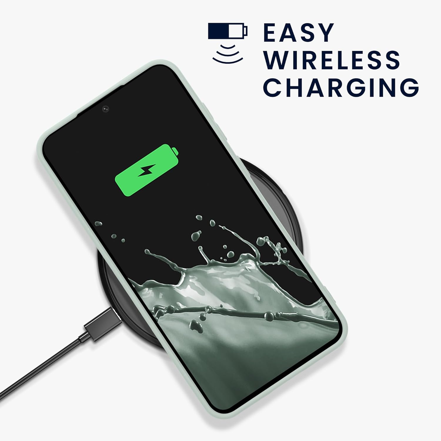 KW Samsung Galaxy S24 FE Λεπτή Θήκη Σιλικόνης TPU - Cool Mint