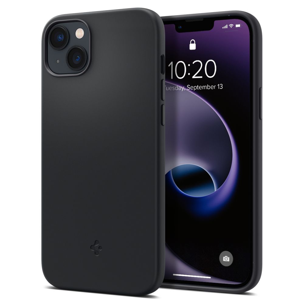 Spigen iPhone 14 Plus / iPhone 15 Plus Silicone Fit Mag Θήκη Σιλικόνης με MagSafe - Black - ACS04920