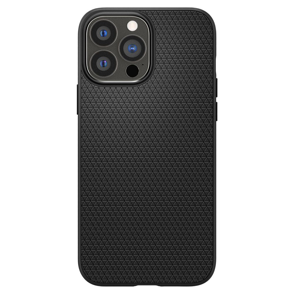 Spigen iPhone 13 Pro Max Liquid Air Θήκη Σιλικόνης - Matte Black