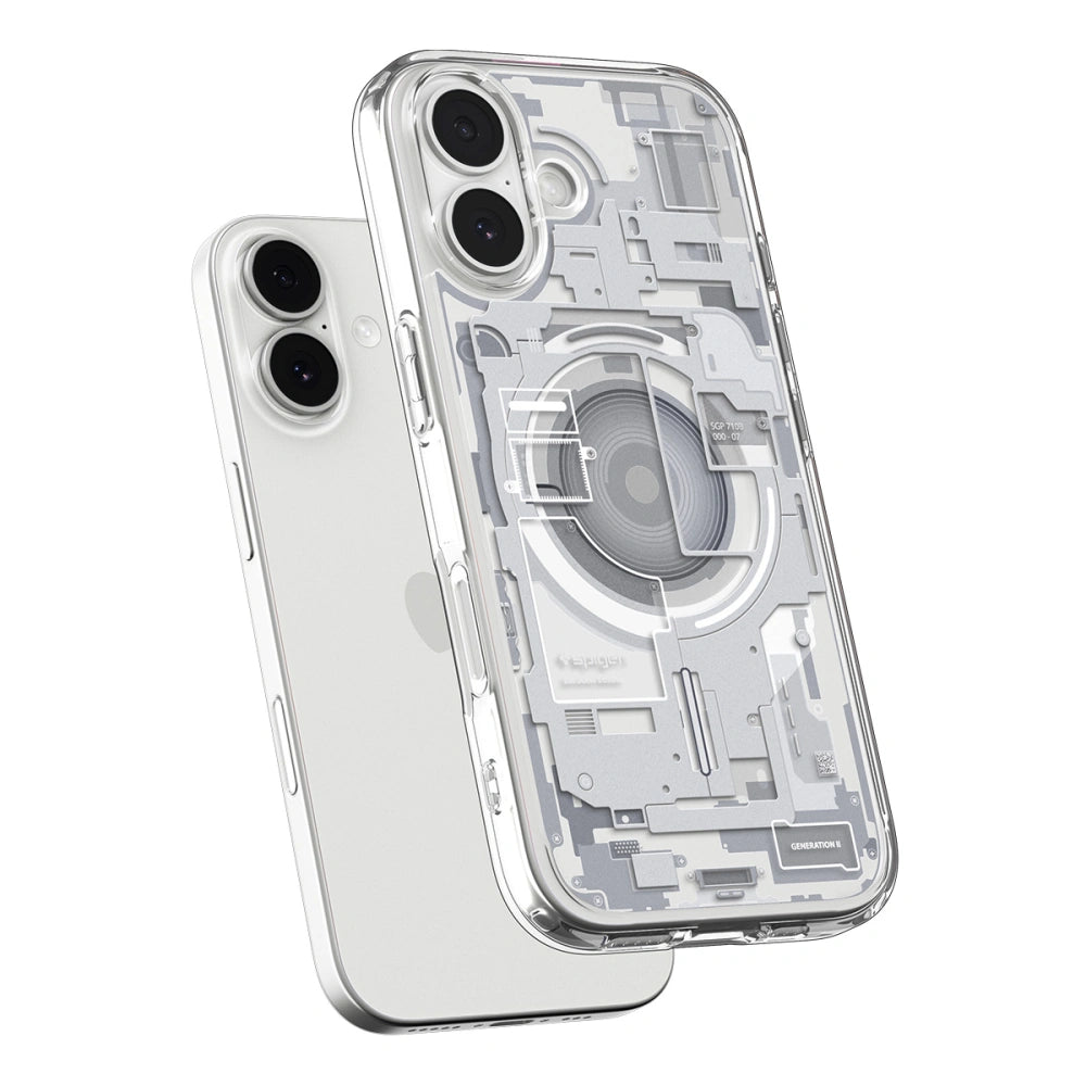 Spigen iPhone 17 - Ultra Hybrid Mag - Σκληρή Θήκη με Πλαίσιο Σιλικόνης Και MagSafe - Zero One White