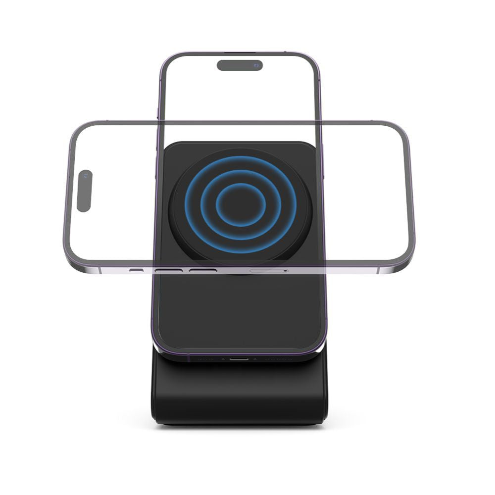 Tech-Protect QI15W-A38 Ασύρματος Φορτιστής MagSafe με Καλώδιο Type-C to Type-C - Black