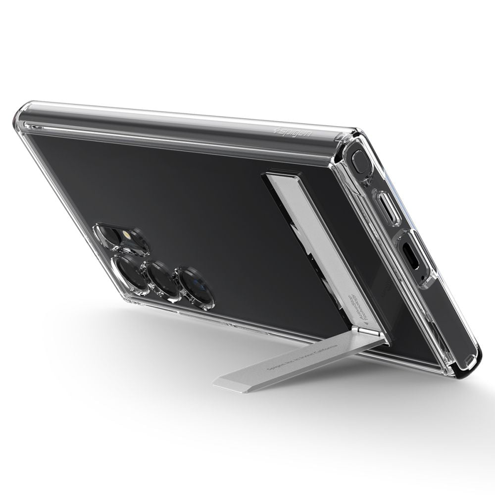 Spigen Samsung Galaxy S24 Ultra - Ultra Hybrid S Σκληρή Θήκη με Πλαίσιο Σιλικόνης - Crystal Clear