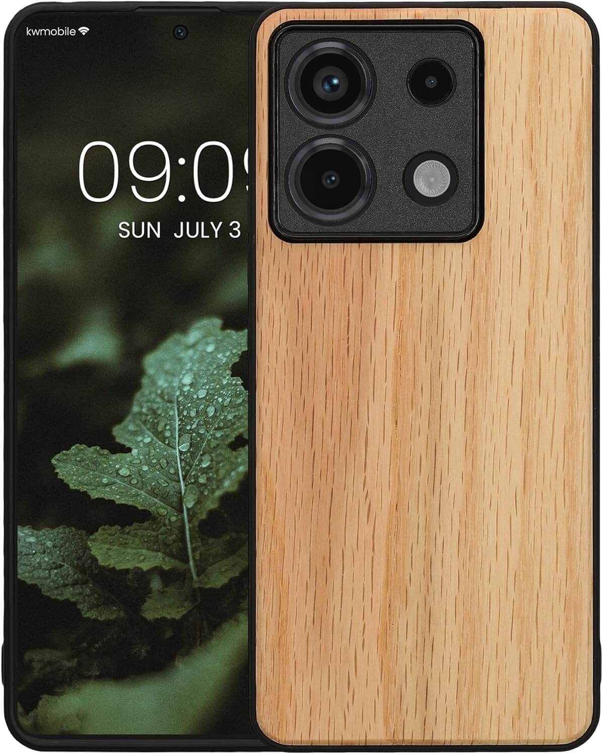 KW Xiaomi Redmi Note 13 Pro 5G / Poco X6 5G Θήκη από Φυσικό Ξύλο - Light Brown