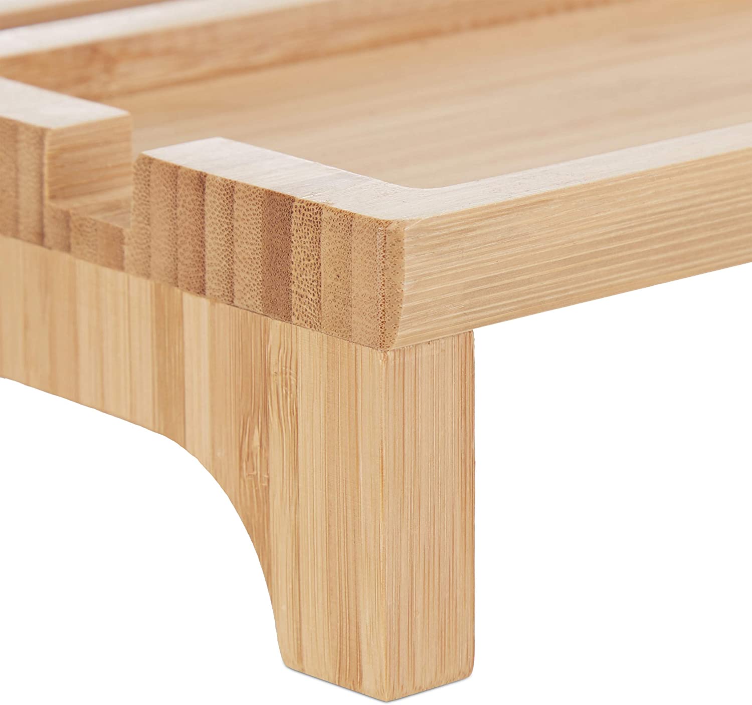 Relaxdays Ξύλινο Ράφι Οργάνωσης Γραφείου - Natural - 4052025221973