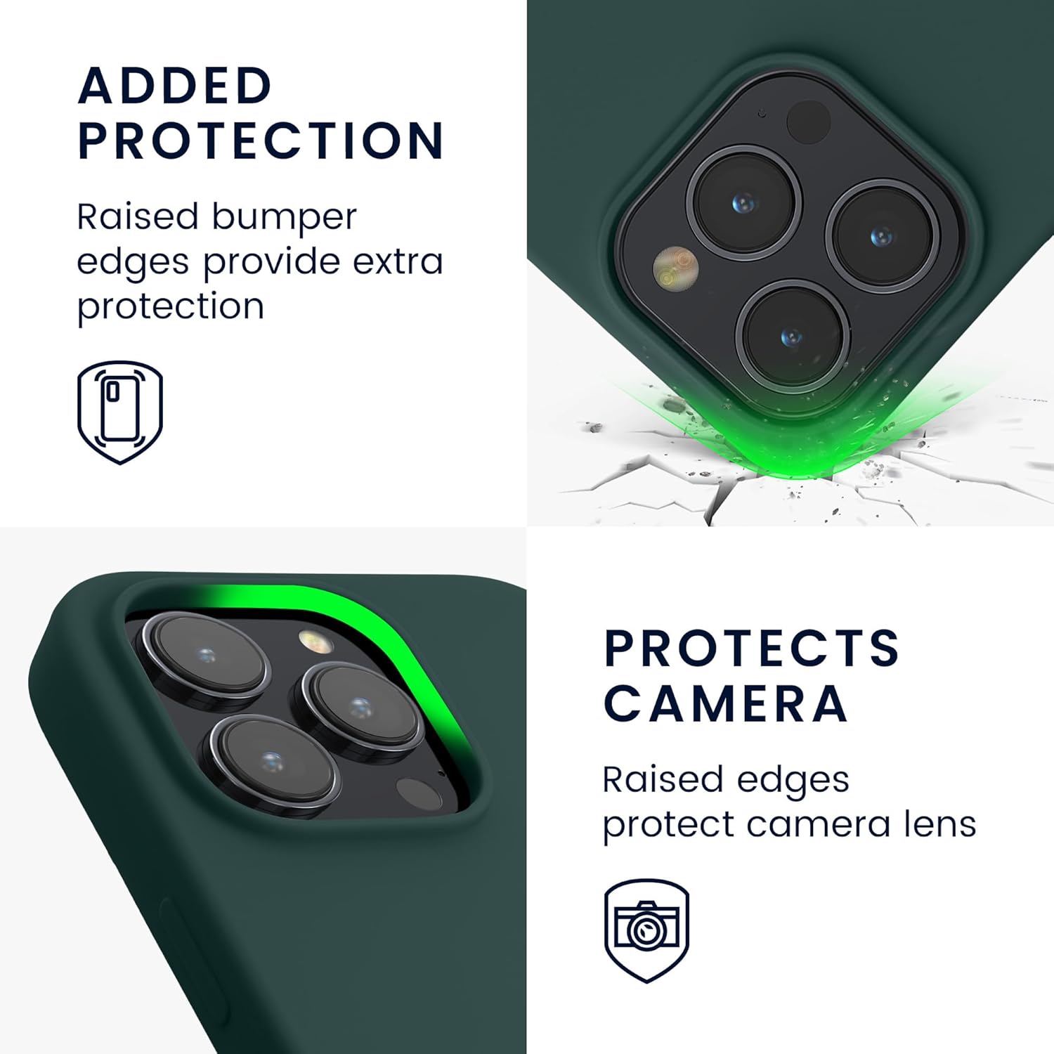 KW iPhone 15 Pro Θήκη Σιλικόνης Rubberized TPU - Teal