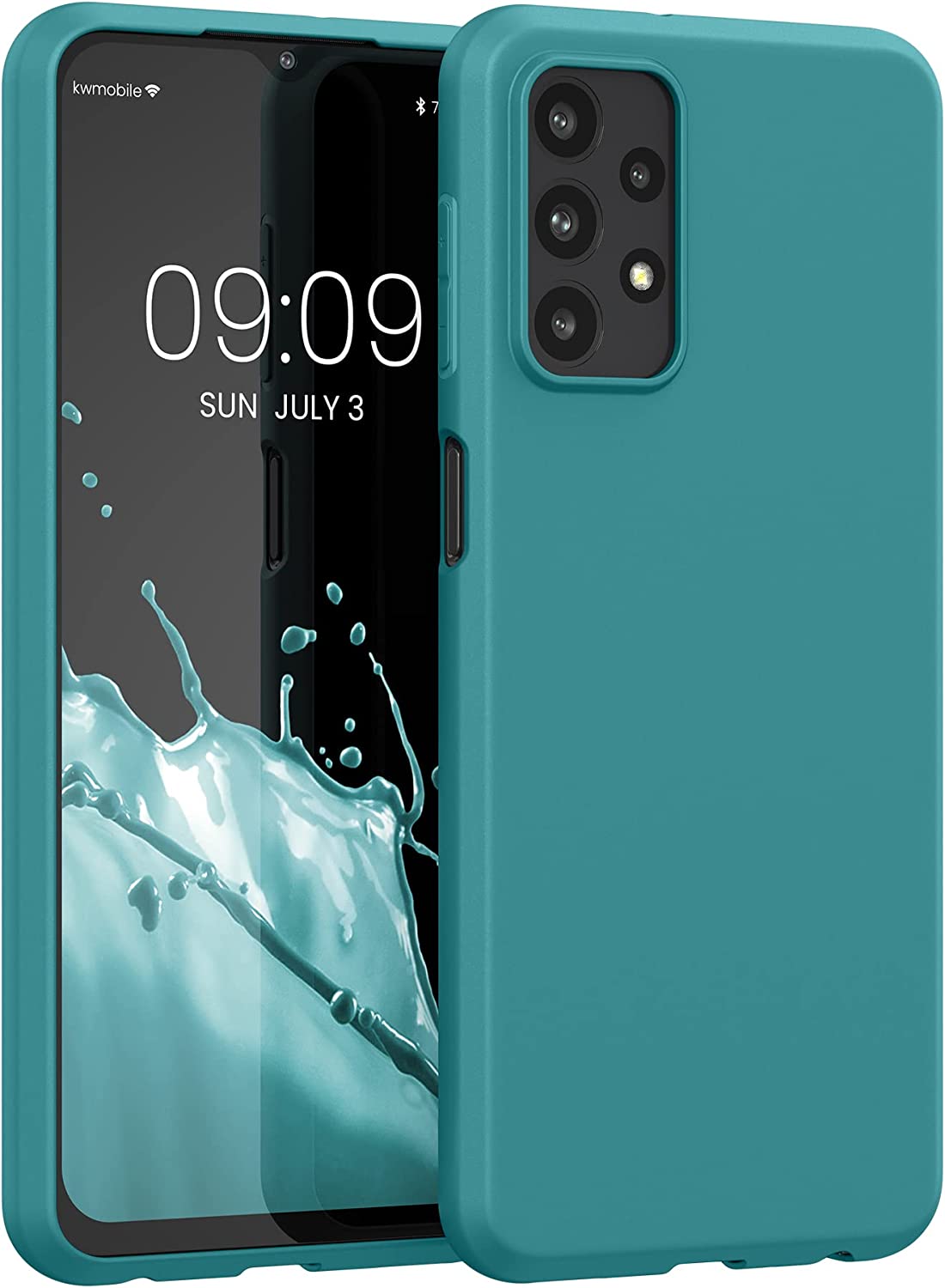 KW Samsung Galaxy A23 5G Θήκη Σιλικόνης TPU - Matte Petrol - 57804.57