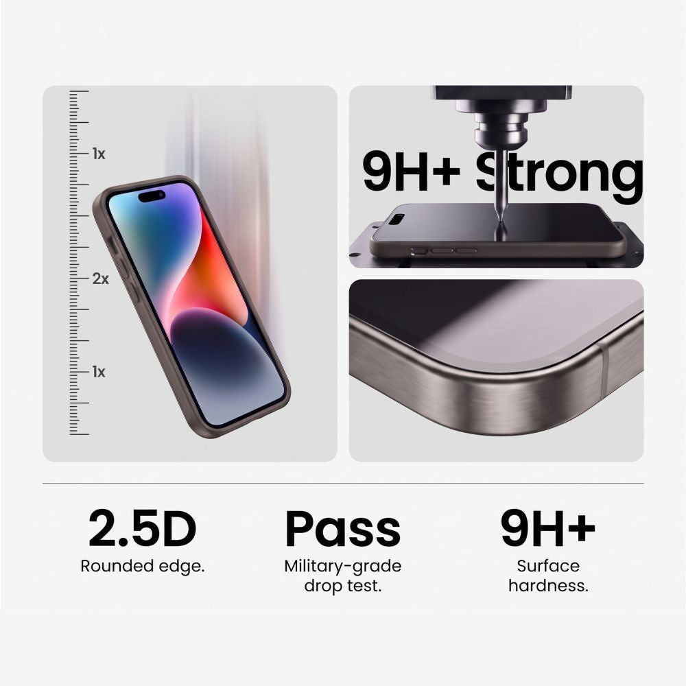 Tech-Protect Xiaomi Redmi 17 4G / 5G - Αντιχαρακτικό Γυαλί Οθόνης - Glass Fit Plus - 2 Τεμάχια - Black