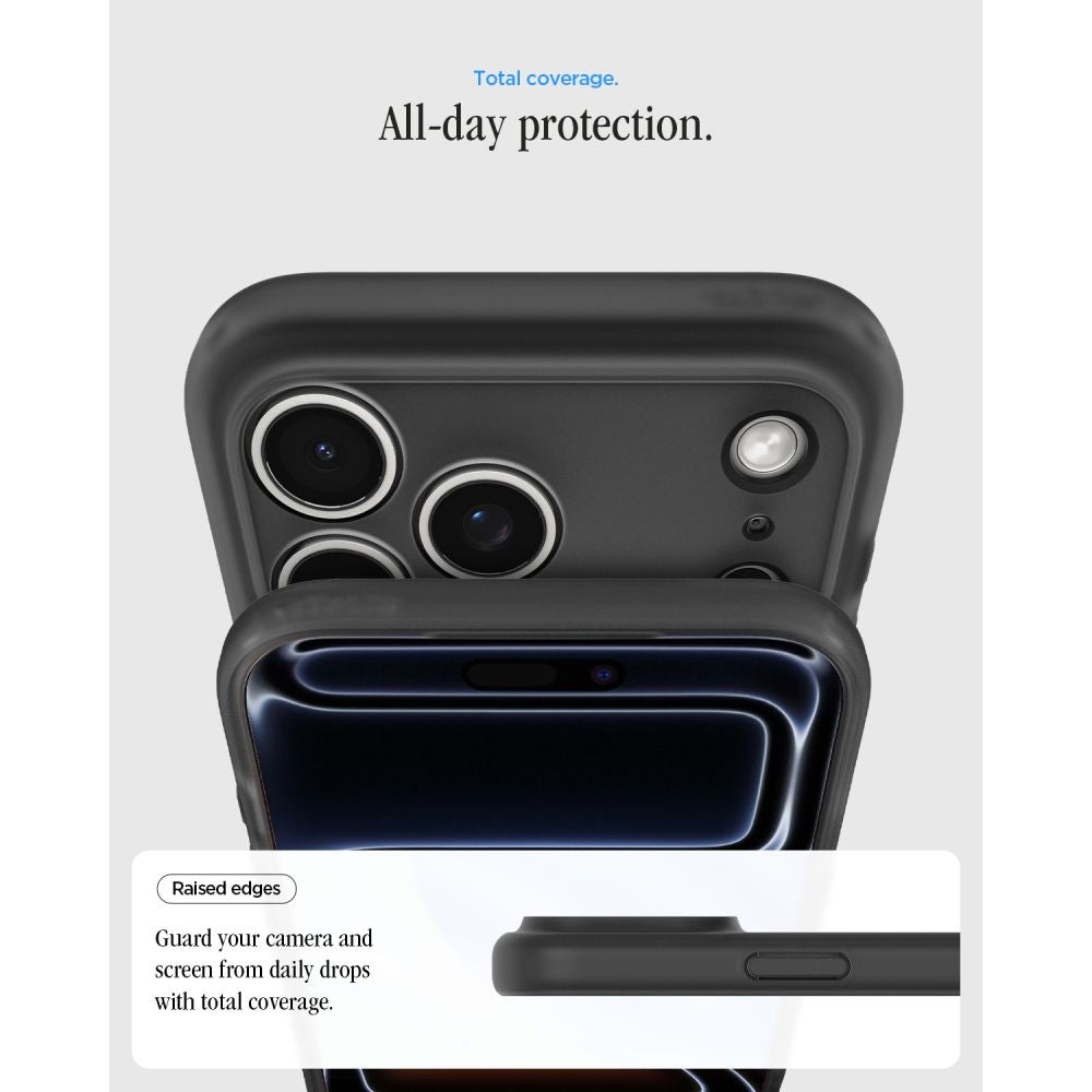 Spigen iPhone 18 Pro Max / iPhone 17 Pro Max - Σκληρή Θήκη με Πλαίσιο Σιλικόνης Και MagSafe - Ultra Hybrid Classic - Classic Black