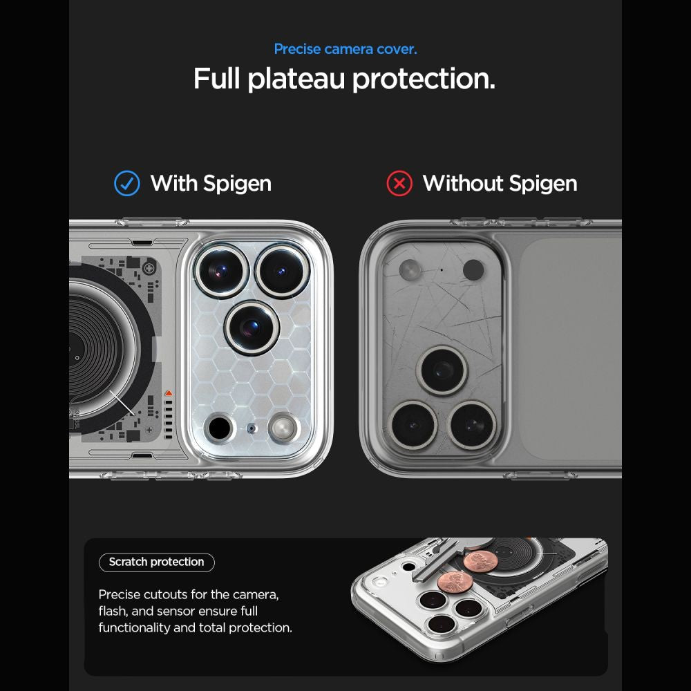 Spigen iPhone 18 Pro Max / iPhone 17 Pro Max - Σκληρή Θήκη με Πλαίσιο Σιλικόνης Και MagSafe - Ultra Hybrid Mag - Neo One