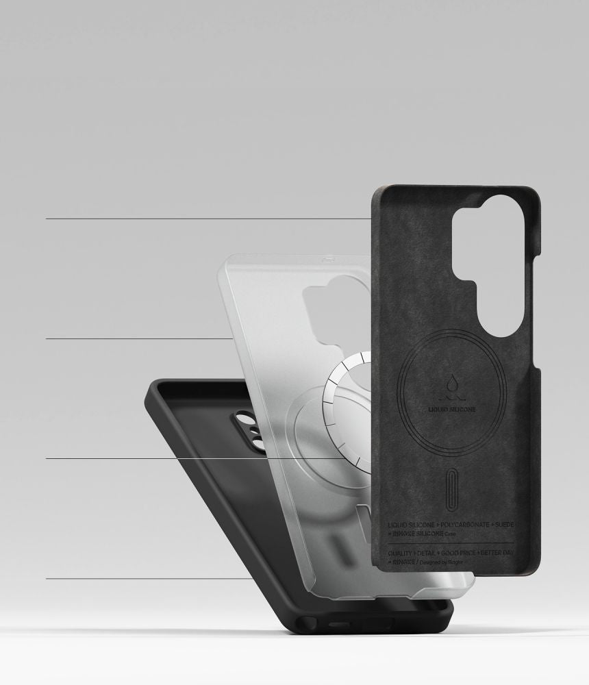 Ringke Samsung Galaxy S26 Ultra - Σκληρή Θήκη Σιλικόνης με MagSafe - Silicone Magnetic MagSafe - Black