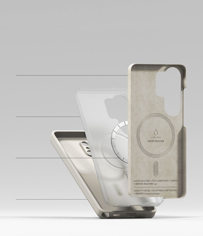 Ringke Samsung Galaxy S26 Ultra - Σκληρή Θήκη Σιλικόνης με MagSafe - Silicone Magnetic MagSafe - Stone
