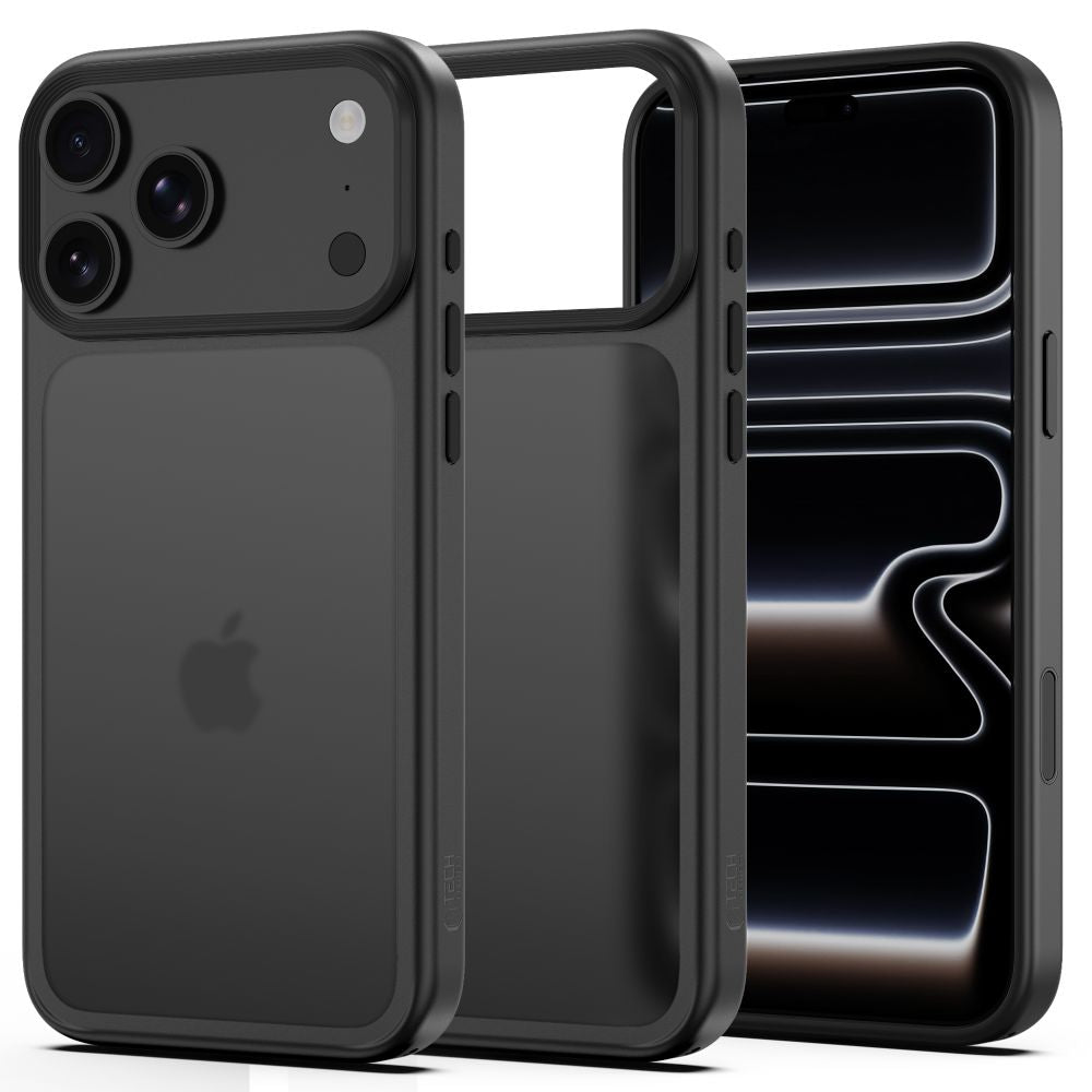 Tech-Protect iPhone 18 Pro Max / iPhone 17 Pro Max - Σκληρή Θήκη με Πλαίσιο Σιλικόνης - MagMat CC - Matte Black