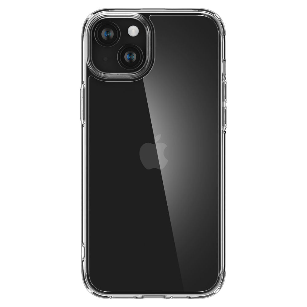 Spigen iPhone 15 Plus Ultra Hybrid Σκληρή Θήκη με Πλαίσιο Σιλικόνης - Crystal Clear