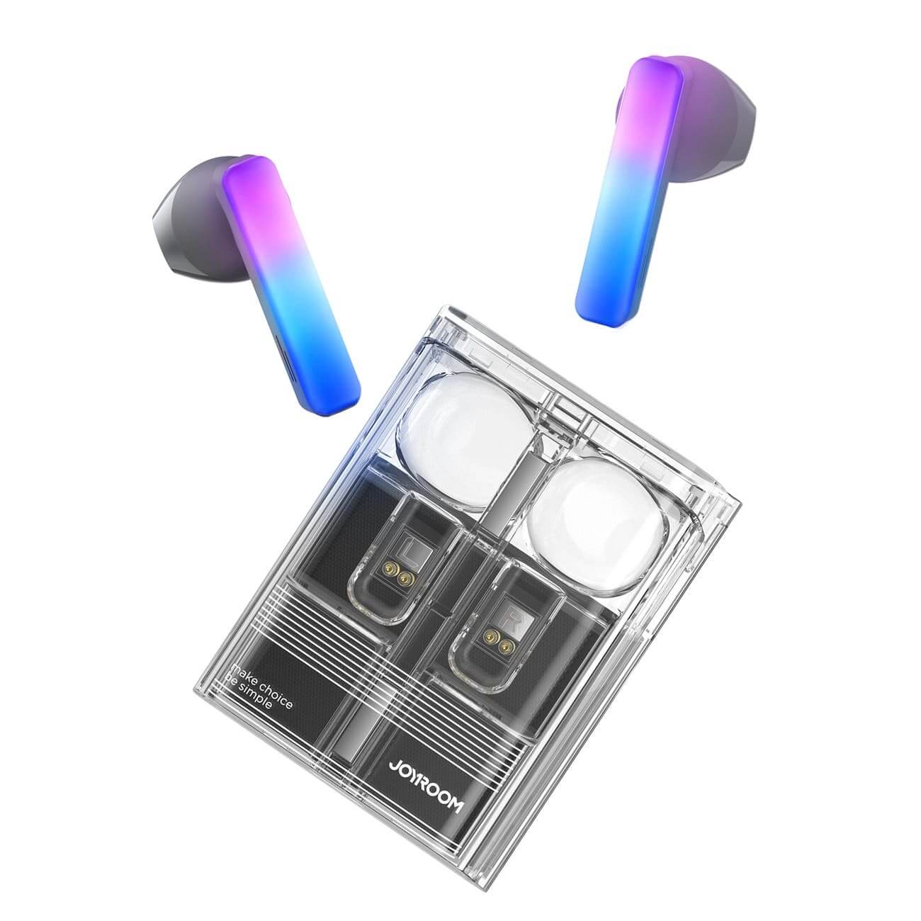 Joyroom IceLens Series TWS Bluetooth 5.3 - Ασύρματα ακουστικά για Κλήσεις / Μουσική - Black - JR-TC1