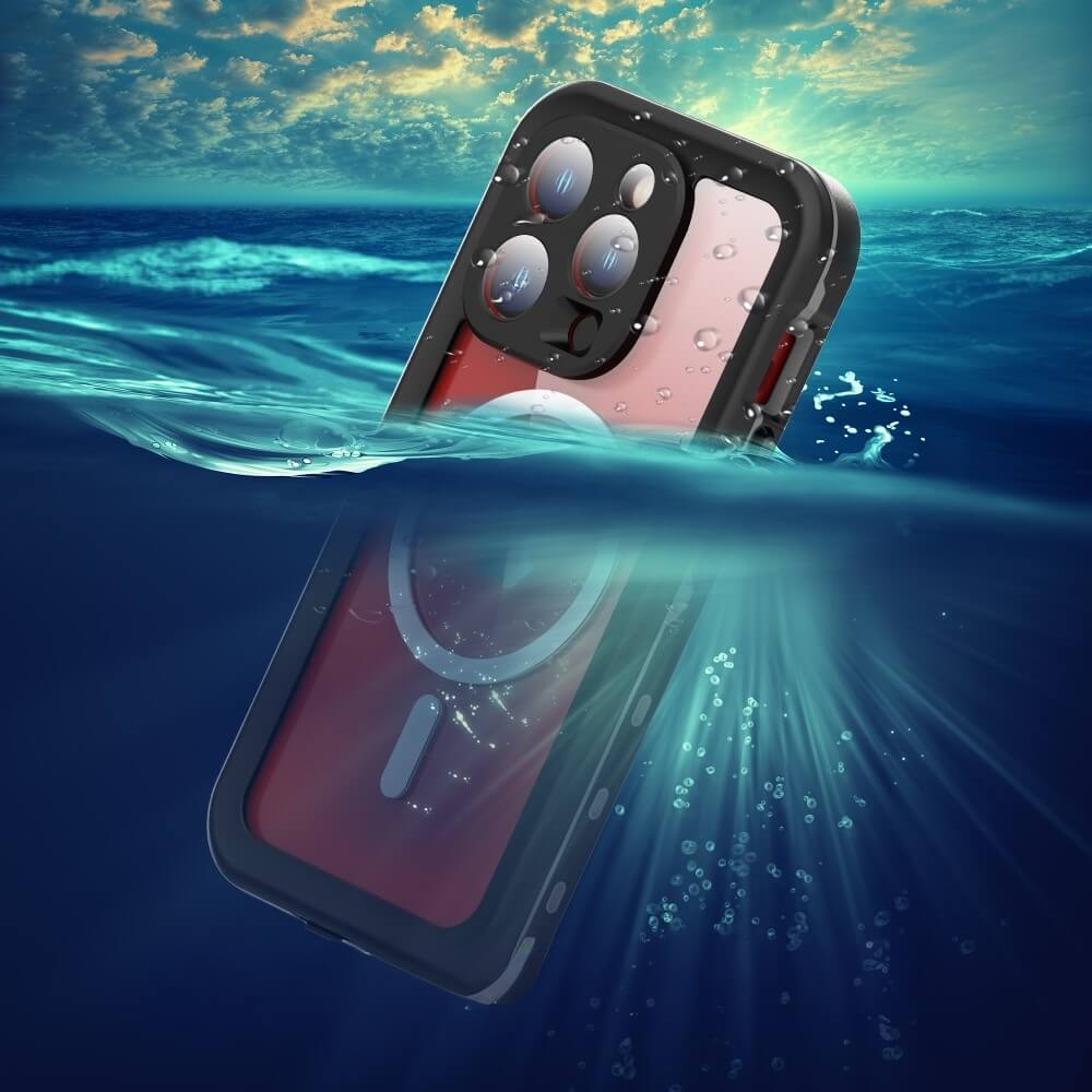 ShellBox iPhone 15 Pro - Αδιάβροχη Θήκη IP68 - Black