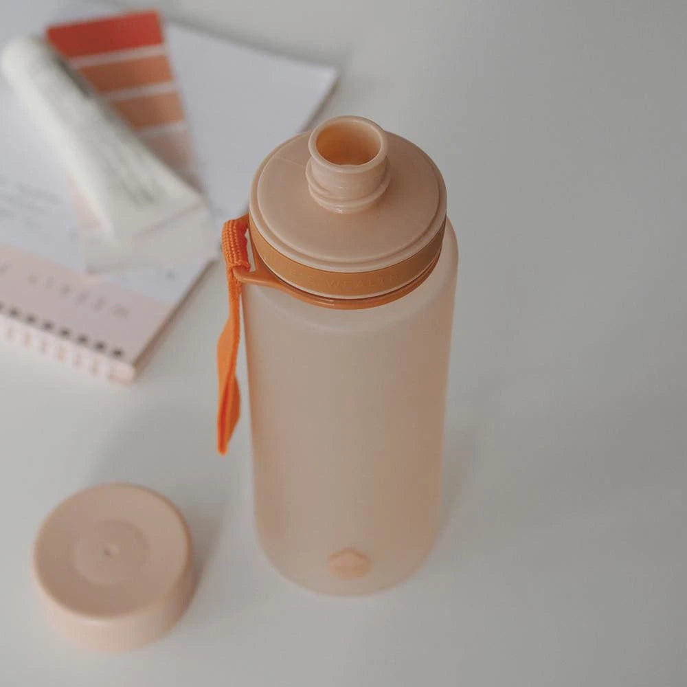 Equa Plain Πλαστικό Μπουκάλι Νερού BPA Free - 600ml - Sunrise / Διάφανο