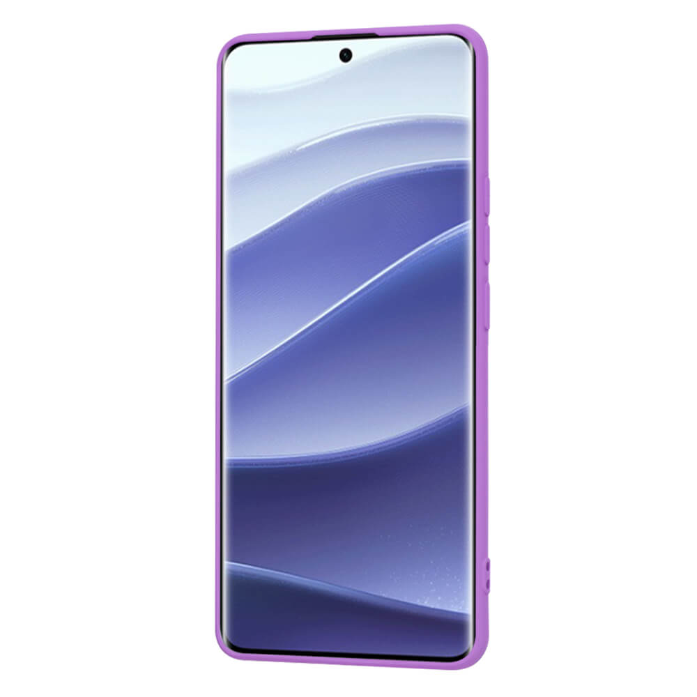 Techsuit Xiaomi Redmi Note 14 Pro 5G / Poco X7 SoftFlex Θήκη Σιλικόνης - Purple