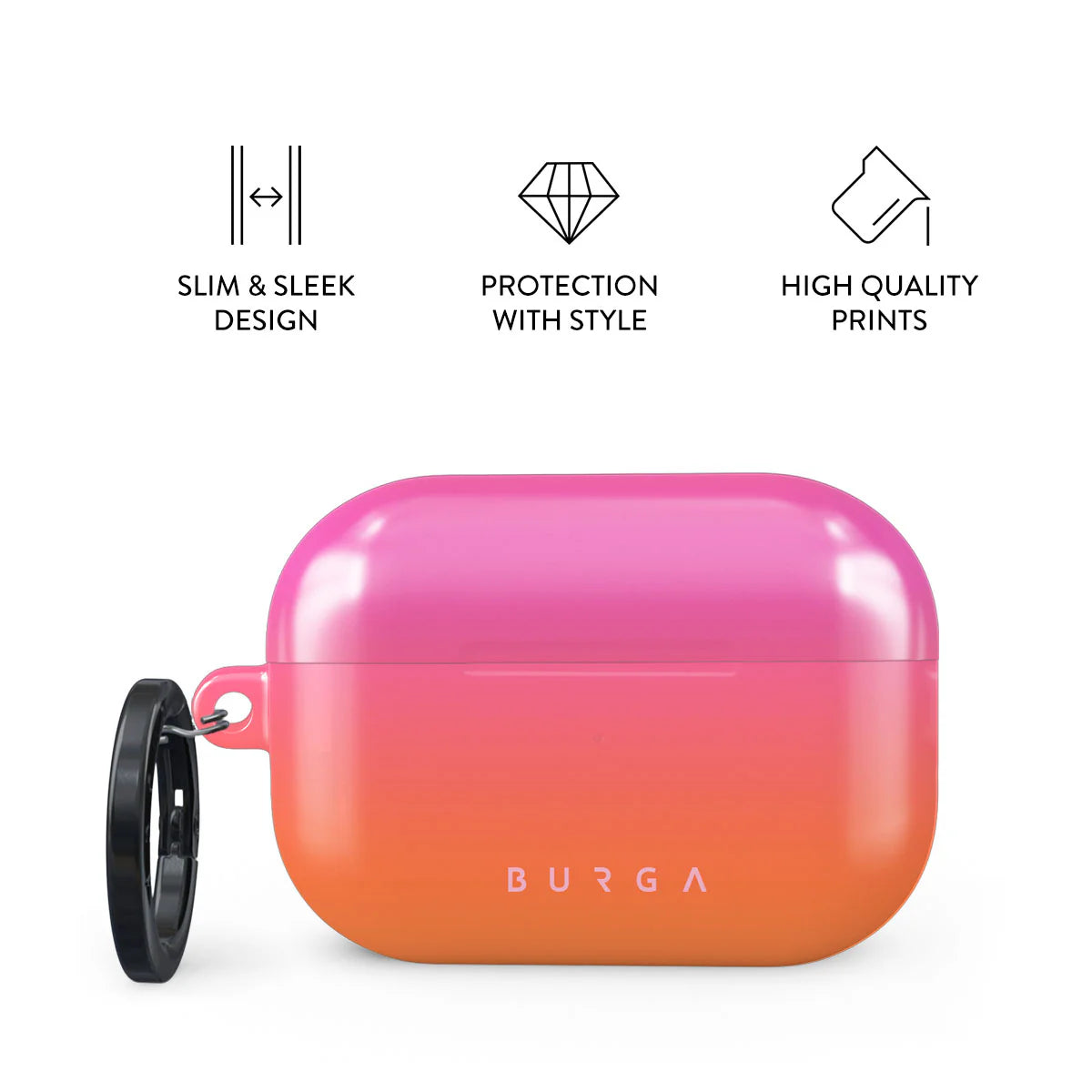 Burga AirPods Pro 2 Σκληρή Θήκη - Sunset Club