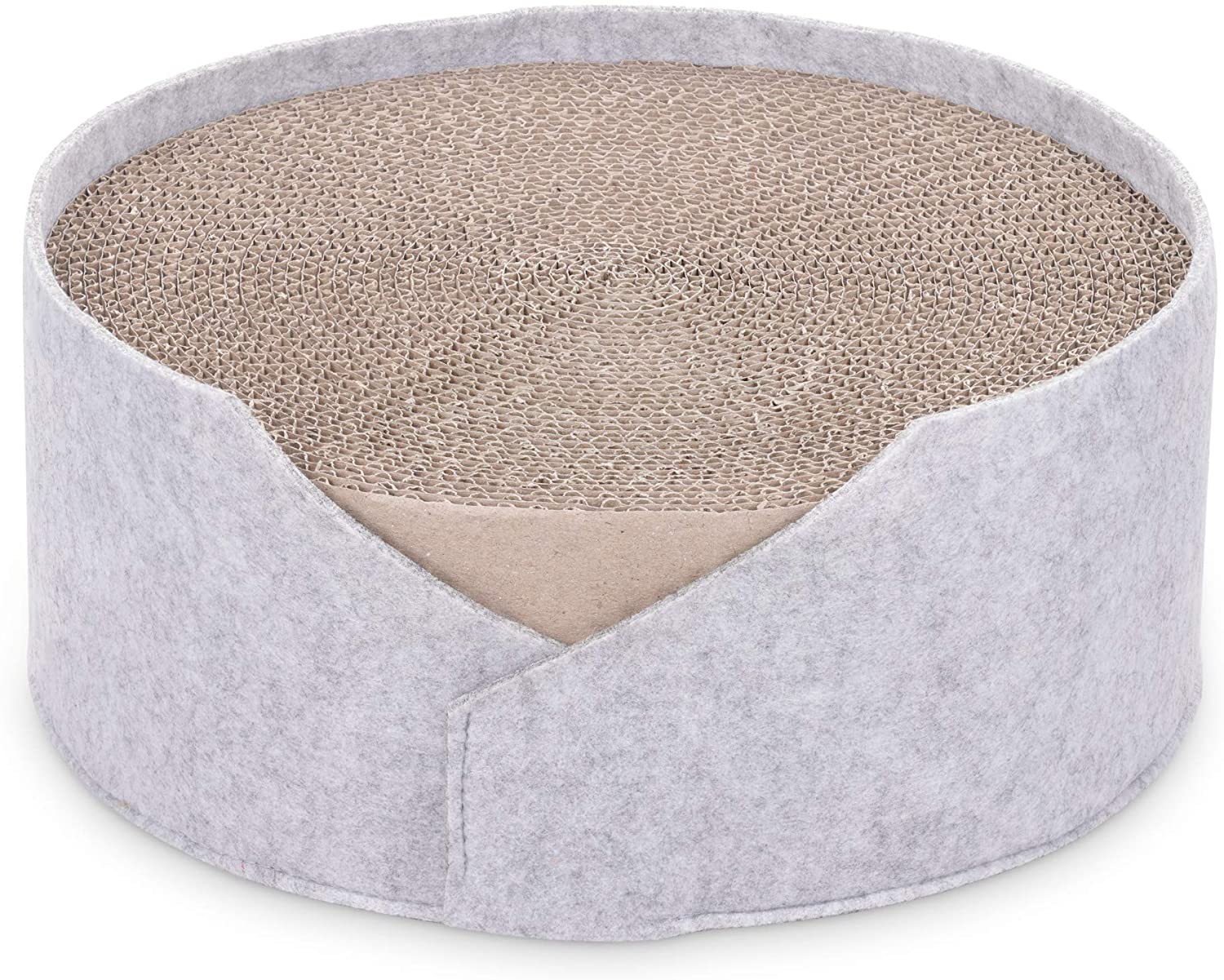 Navaris Ονυχοδρόμιο Γάτας - Round - 36cm x 36cm x 14cm - Brown - 52547.01