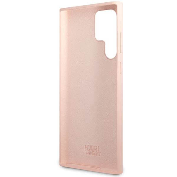Karl Lagerfeld Samsung Galaxy S23 Ultra Silicone Choupette Body Θήκη Σιλικόνης - Pink - KLHCS23LSNCHBCP