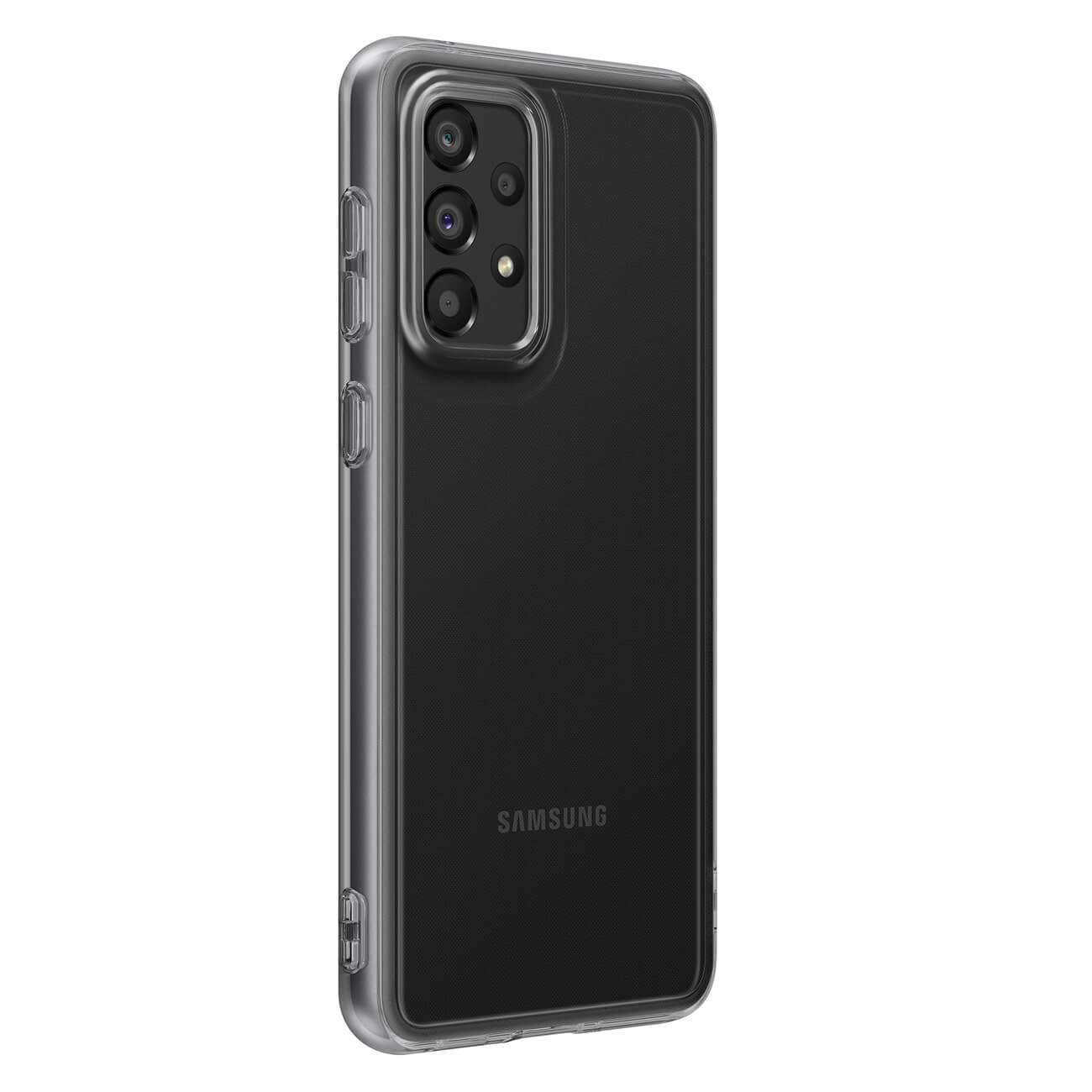 Samsung Soft Clear Cover Samsung Galaxy A33 5G Θήκη Σιλικόνης - Black - EF-QA336TBEGWW