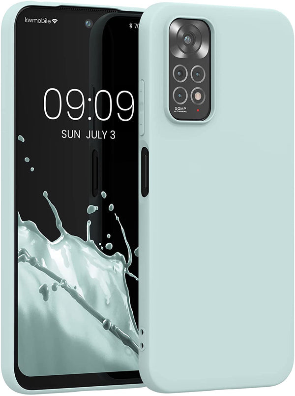 KW Xiaomi Redmi Note 11 / Redmi Note 11S Θήκη Σιλικόνης TPU - Frosty Mint - 57368.200