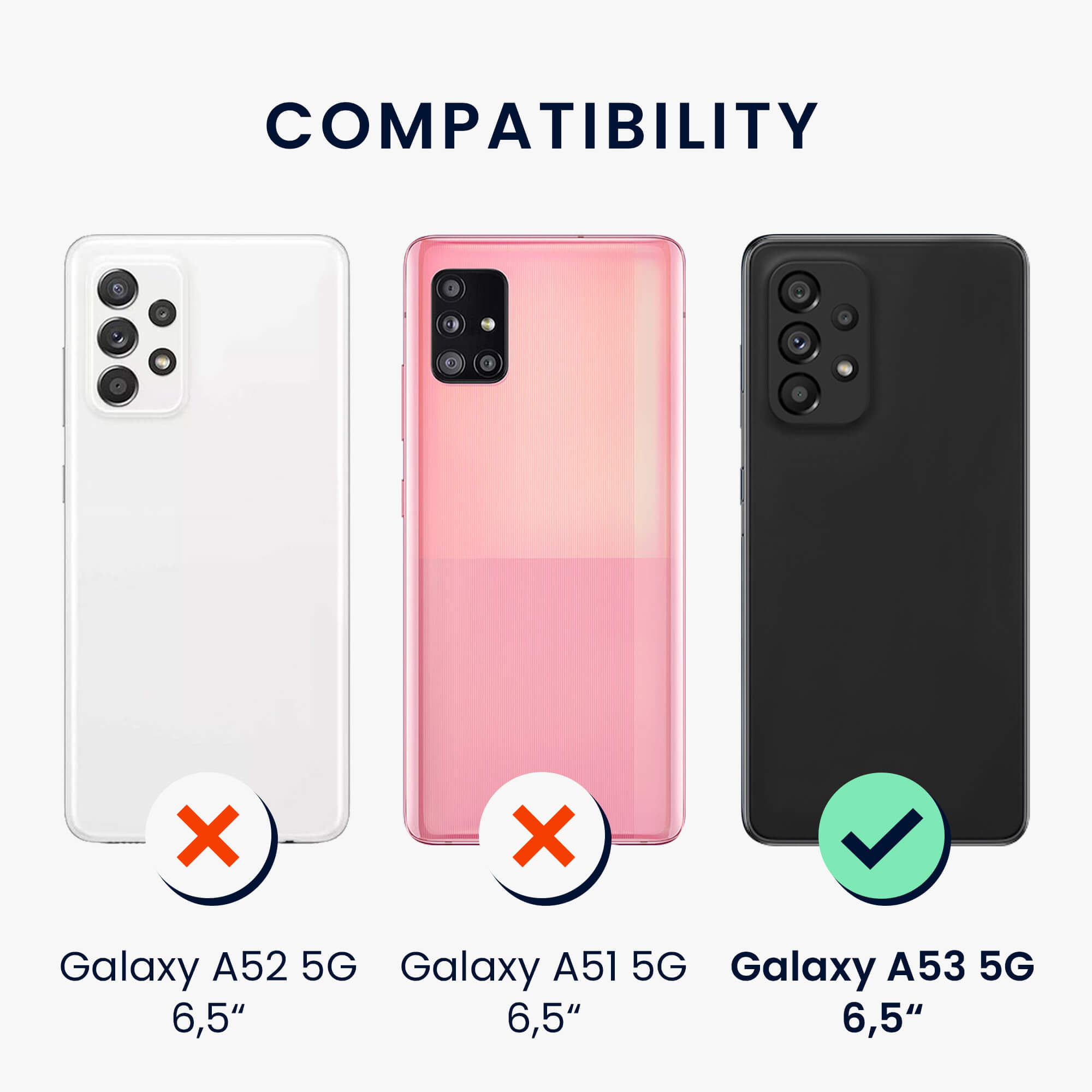 KW Samsung Galaxy A53 5G Θήκη Σιλικόνης Rubber TPU - Mango - 57835.191