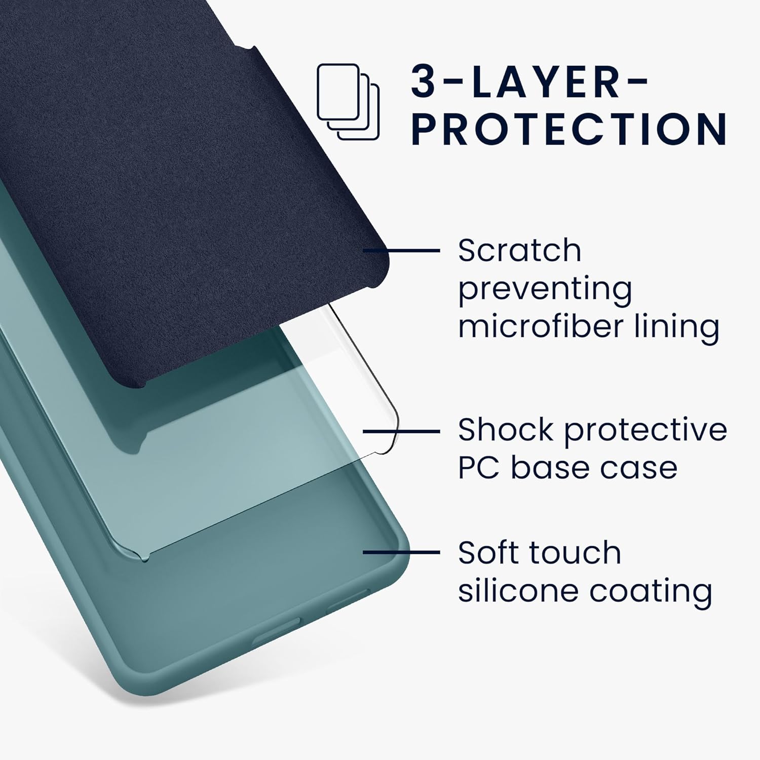 KW Samsung Galaxy A16 4G / A16 5G Θήκη Σιλικόνης Rubberized TPU - Arctic Night