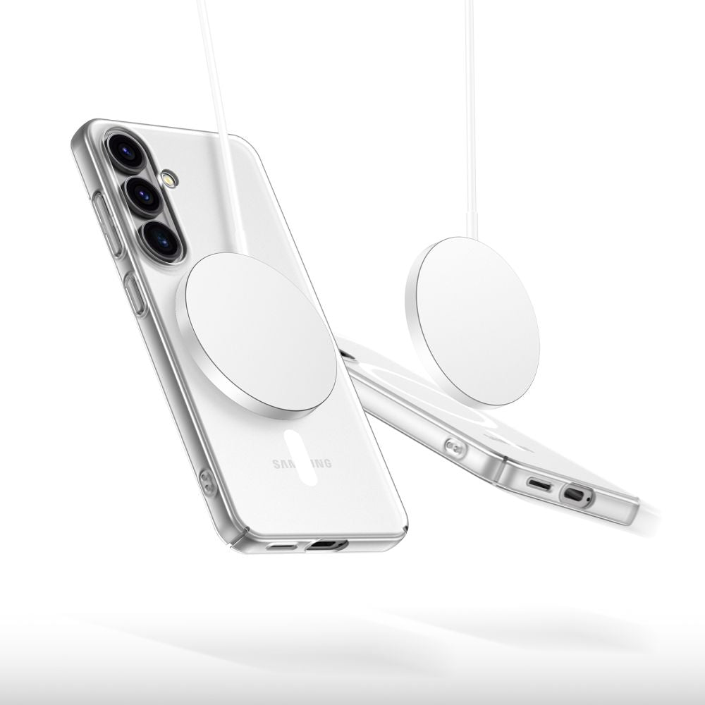 Tech-Protect Samsung Galaxy S25 MagSlim - Σκληρή Θήκη με MagSafe - Matte / Ice