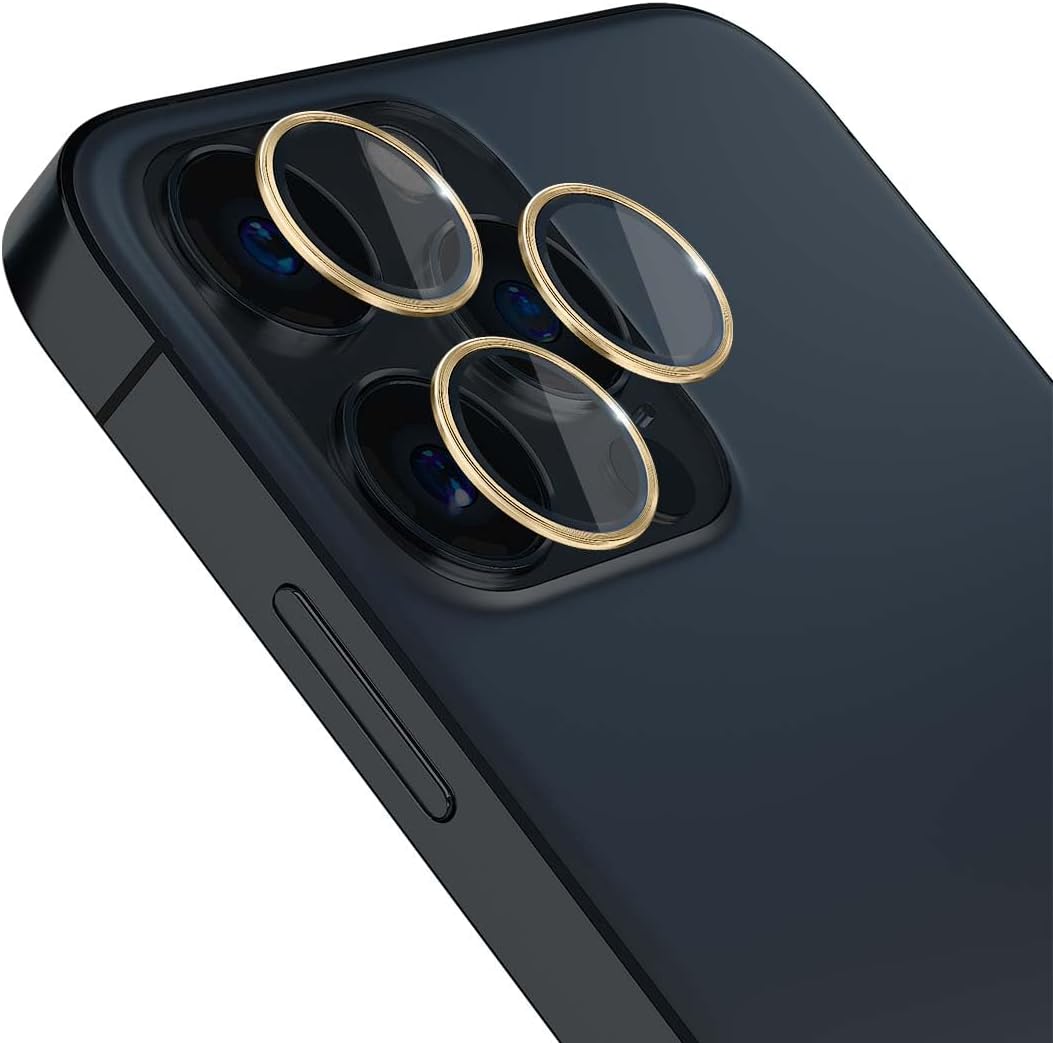 3MK iPhone 15 Pro Max Lens Protection Pro 9H Αντιχαρακτικό Γυαλί για την Κάμερα - Dark Gold