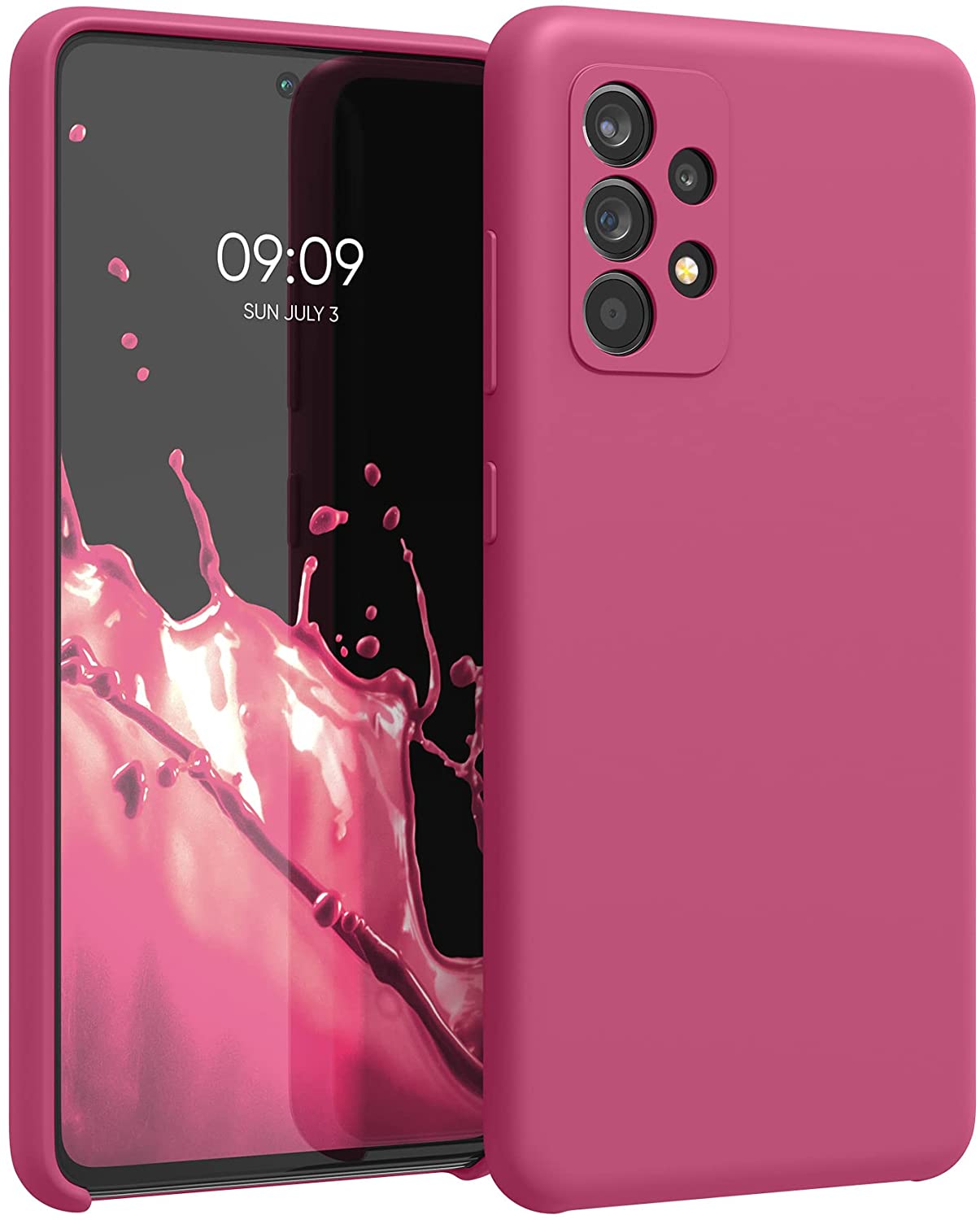 KW Samsung Galaxy A52 / A52 5G / A52s 5G Θήκη Σιλικόνης Rubber TPU - Raspberry Sorbet - 54347.213