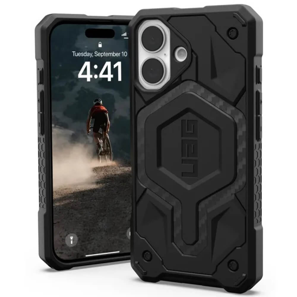 UAG iPhone 16 Monarch Series Σκληρή Θήκη - Carbon Fiber