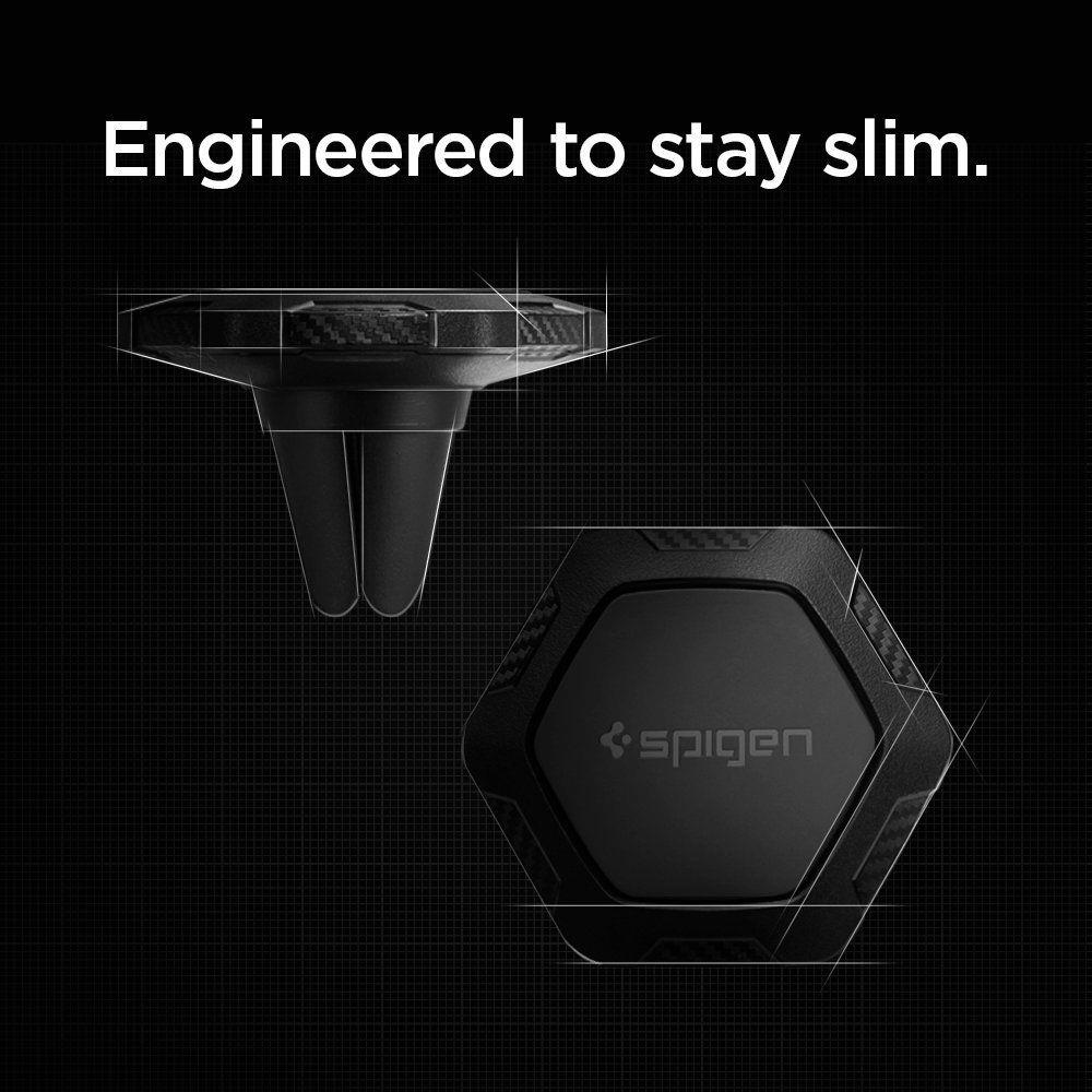 Spigen QS11 Air Vent Magnetic Car Mount Holder Βάση Αυτοκινήτου Αεραγωγού - Black