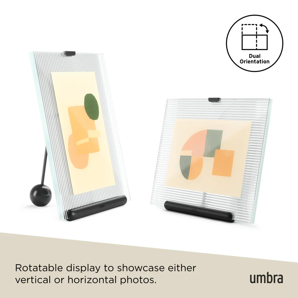 Umbra Flute Κορνίζα για Φωτογραφίες - 10 x 15 cm - Black