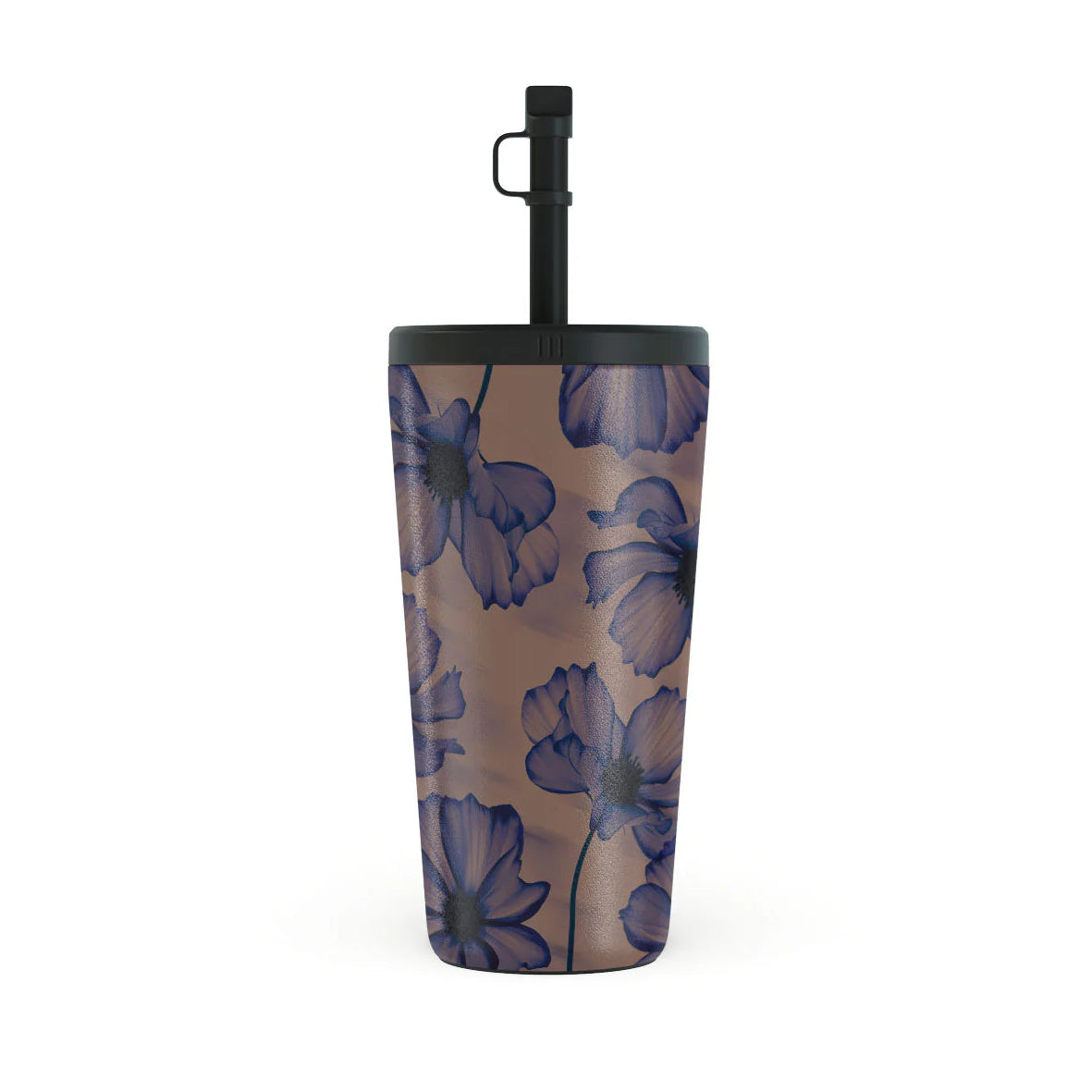 Burga Κούπα θερμός από Ανοξείδωτο Ατσάλι με καλαμάκι - 500ml - Velvet Night