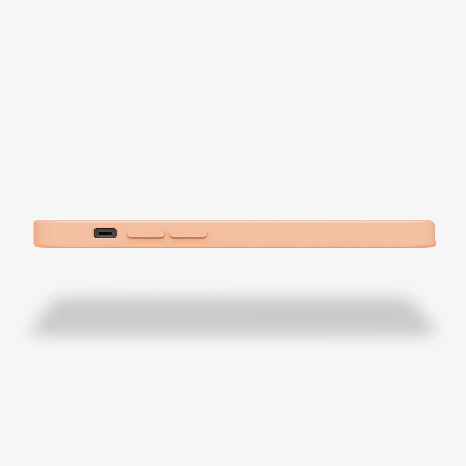 KW iPhone 12 / iPhone 12 Pro Θήκη Σιλικόνης Rubber TPU - Peach - 52641.138