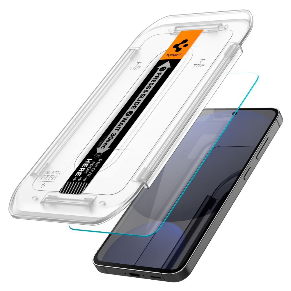Spigen Samsung Galaxy S24 FE Glas.TR EZ Fit 0.2mm 2.5D 9H Tempered Glass Αντιχαρακτικό Γυαλί Οθόνης - 2 Τεμάχια - Clear - AGL08729