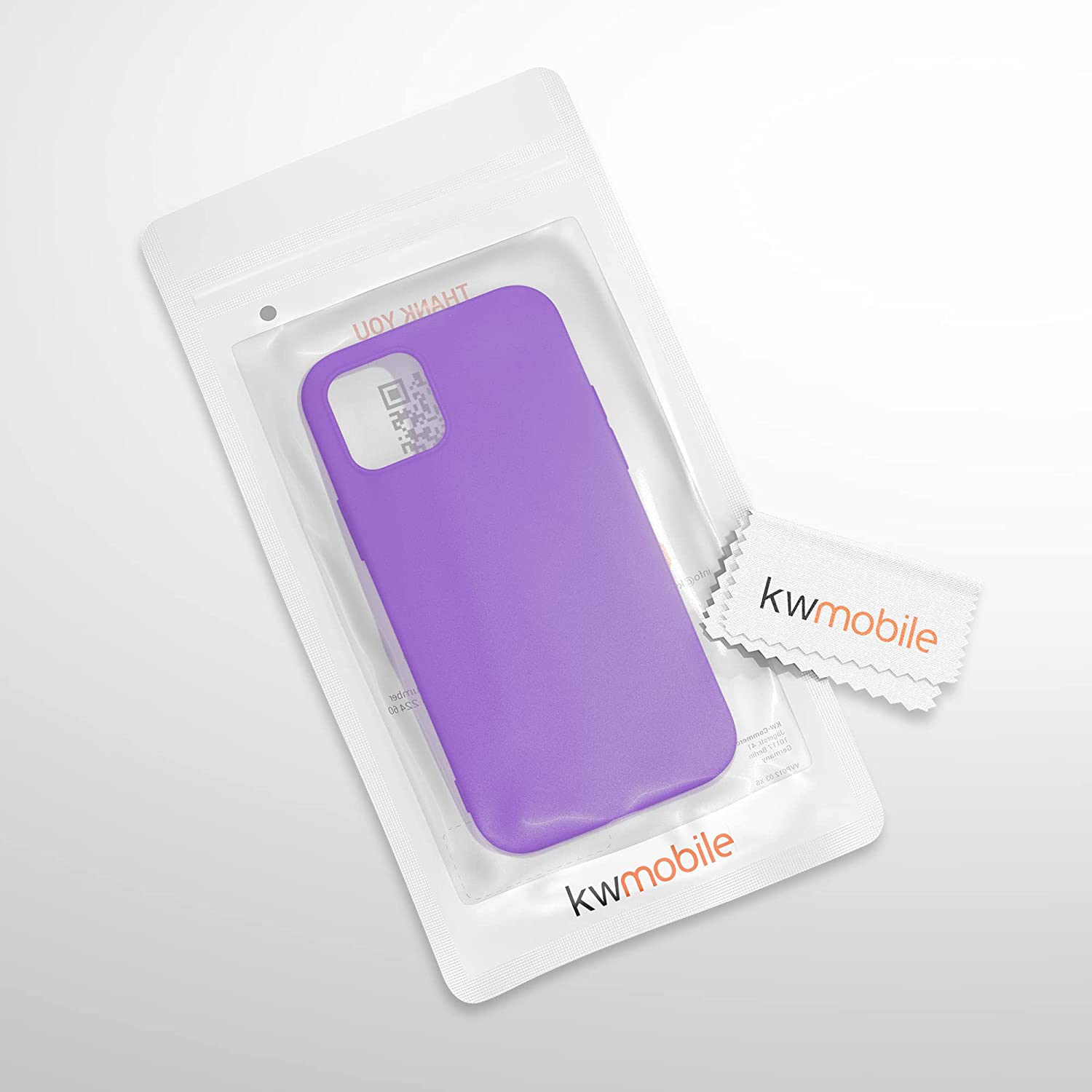 KW iPhone 12 Pro Max Θήκη Σιλικόνης Rubber TPU - Orchid Purple - 52644.221