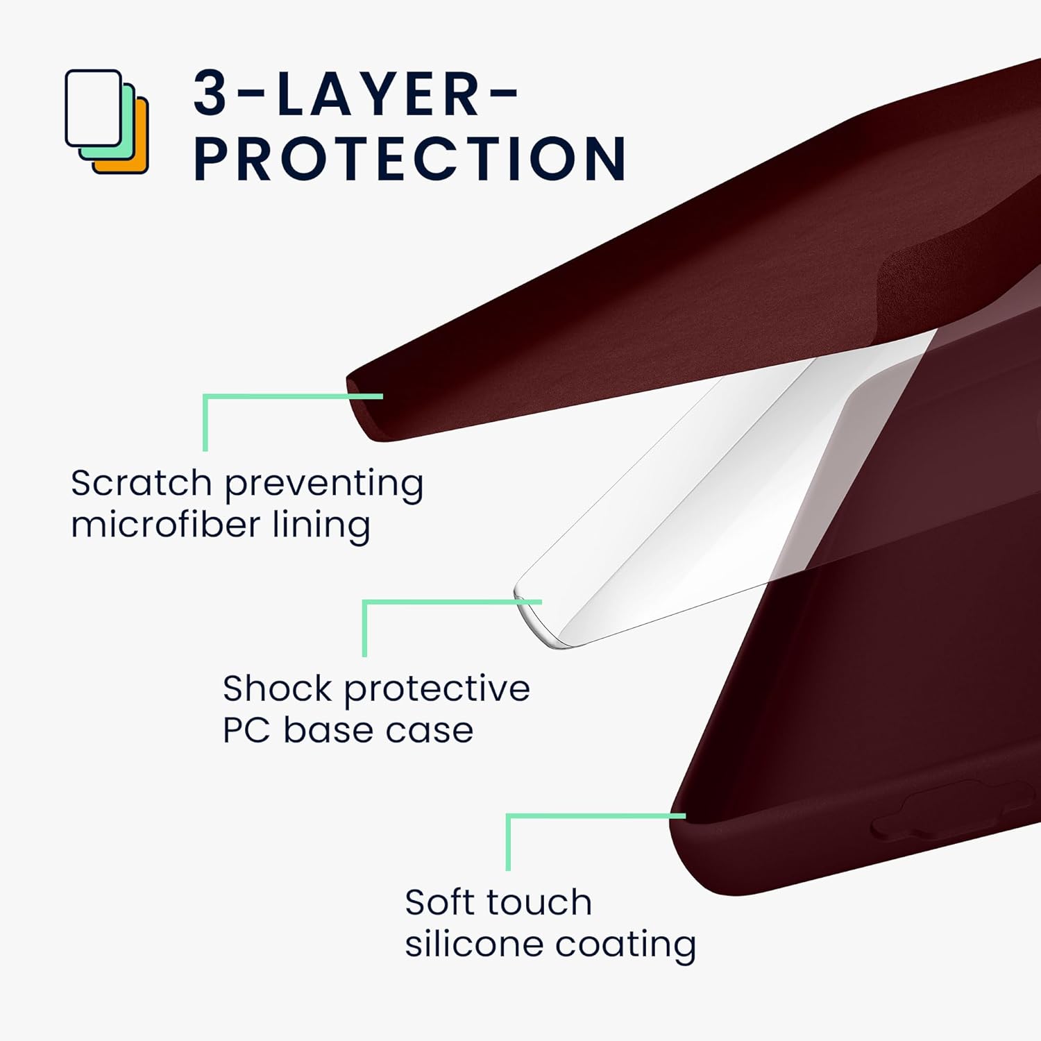 KW Samsung Galaxy S24+ Θήκη Σιλικόνης Rubberized TPU - Bordeaux Violet