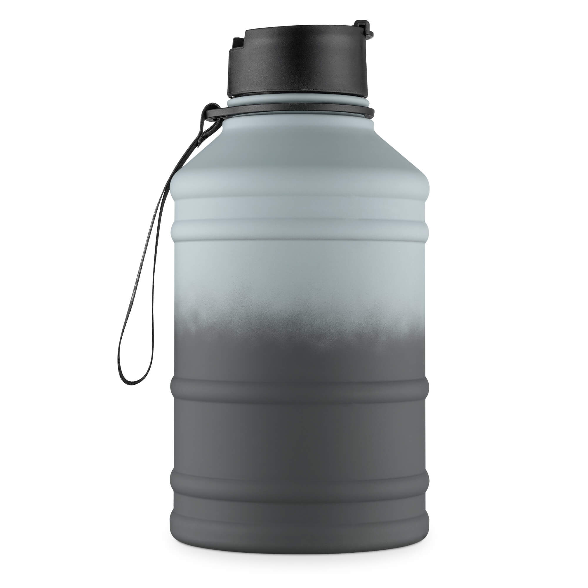 Navaris Μπουκάλι Νερού από Ανοξείδωτο Ατσάλι - BPA Free - 2.2 L - Light Grey / Dark Grey - 53701.22