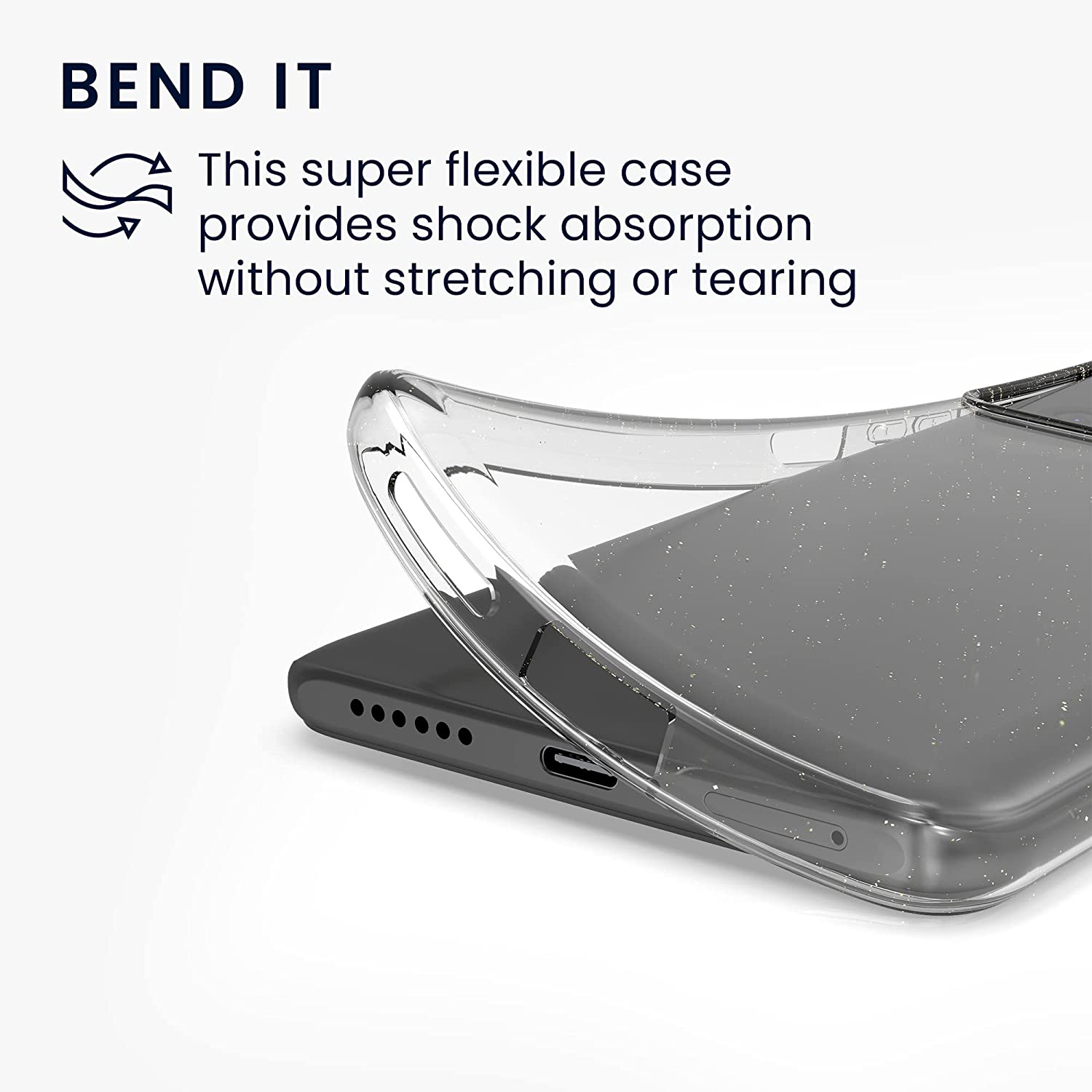 KW Xiaomi 11T / 11T Pro Θήκη Σιλικόνης TPU Design Glitter Uniform - Διάφανη - 56840.01