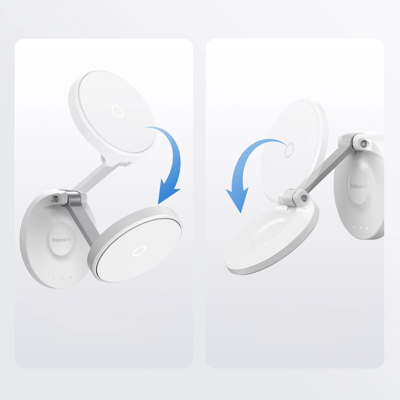 Baseus MagPro Self-adhesive Αναδιπλούμενη Αυτοκόλλητη Μαγνητική Βάση Στήριξης Κινητού - White - B10564101211-00