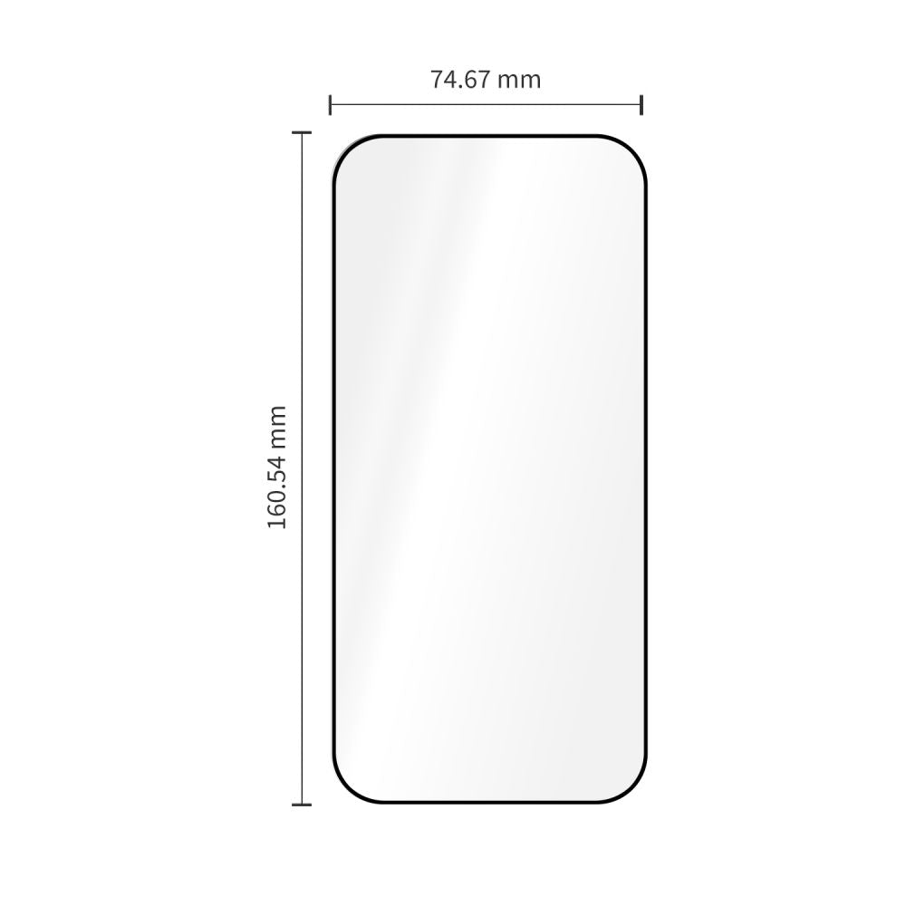 Tech-Protect iPhone 18 Pro Max / iPhone 17 Pro Max - Σετ με 2 Full Screen Αντιχαρακτικά Γυαλιά Οθόνης με Οδηγό Τοποθέτησης - Quick Set Plus - Black