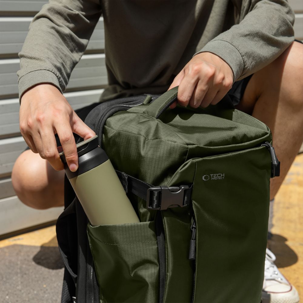 Tech-Protect Σακίδιο Καμπίνας για Laptop - 24L - Defender S70 - Military Green