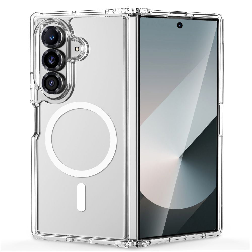 Tech-Protect Samsung Galaxy Z Fold8 Ultra - Σκληρή Θήκη με Πλαίσιο Σιλικόνης - Flexair Hybrid MagSafe- Clear
