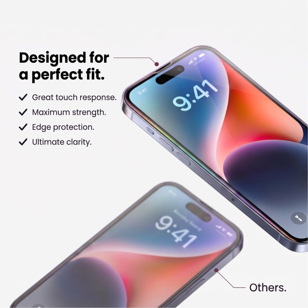 Tech-Protect Xiaomi Redmi 17 4G / 5G - Αντιχαρακτικό Γυαλί Οθόνης - Glass Fit Plus - 2 Τεμάχια - Black