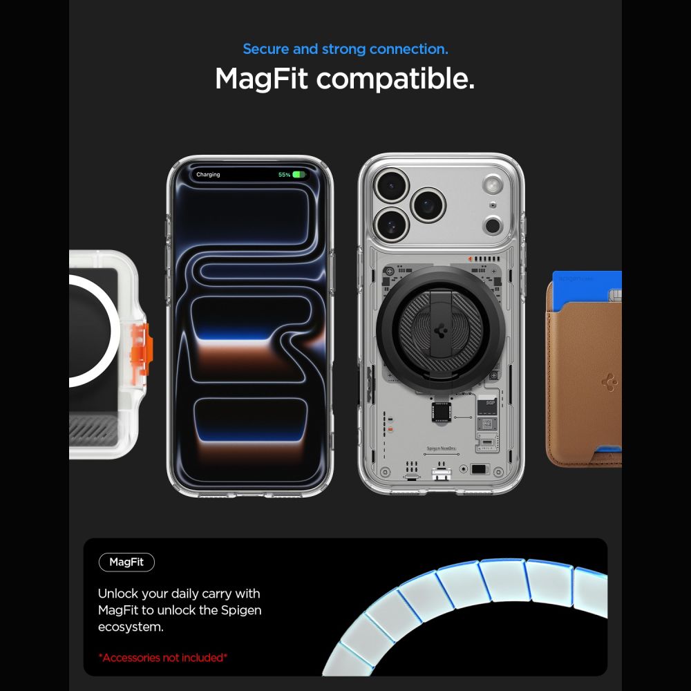 Spigen iPhone 18 Pro Max / iPhone 17 Pro Max - Σκληρή Θήκη με Πλαίσιο Σιλικόνης Και MagSafe - Ultra Hybrid Mag - Neo One