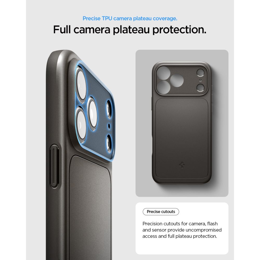 Spigen iPhone 18 Pro Max / iPhone 17 Pro Max - Σκληρή Θήκη με MagSafe - Thin Fit Mag - Gunmetal