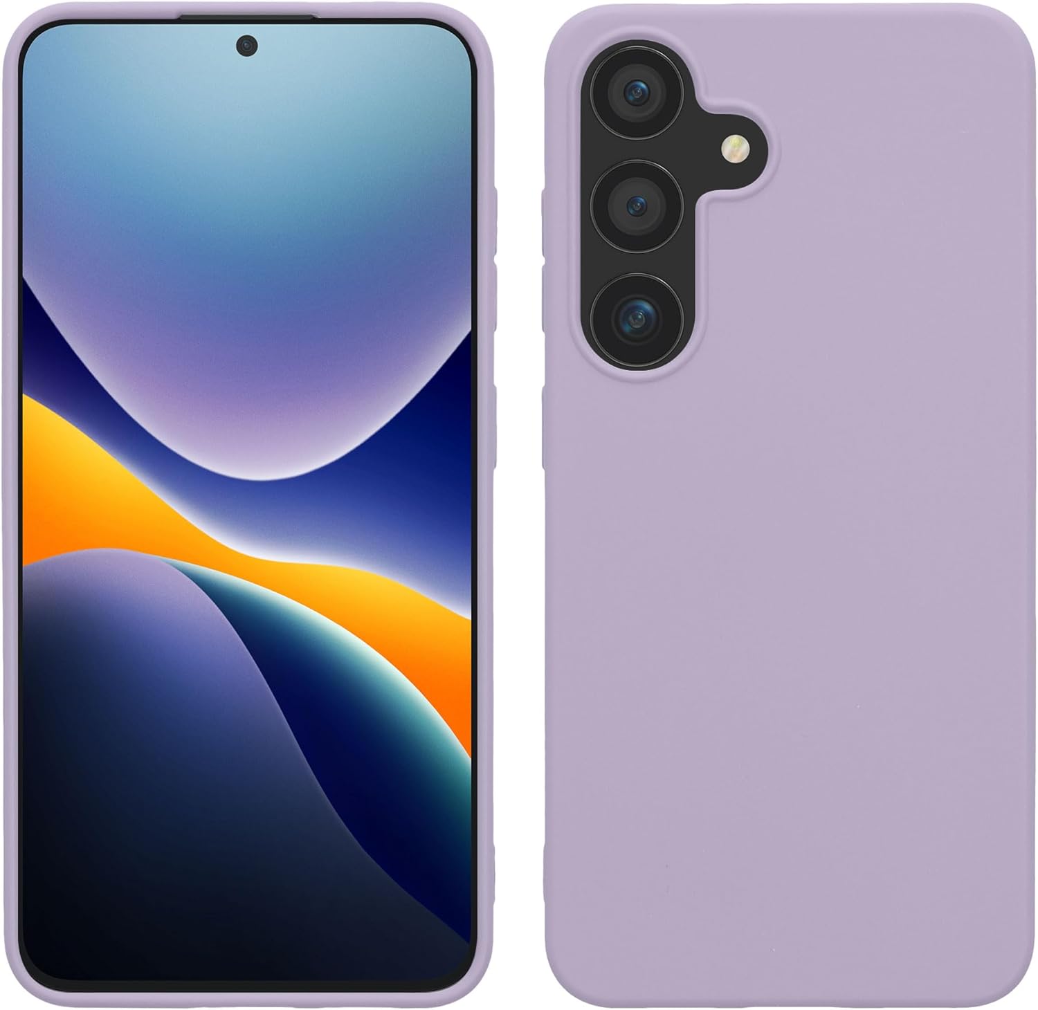 KW Samsung Galaxy S24 Θήκη Σιλικόνης TPU - Lavender