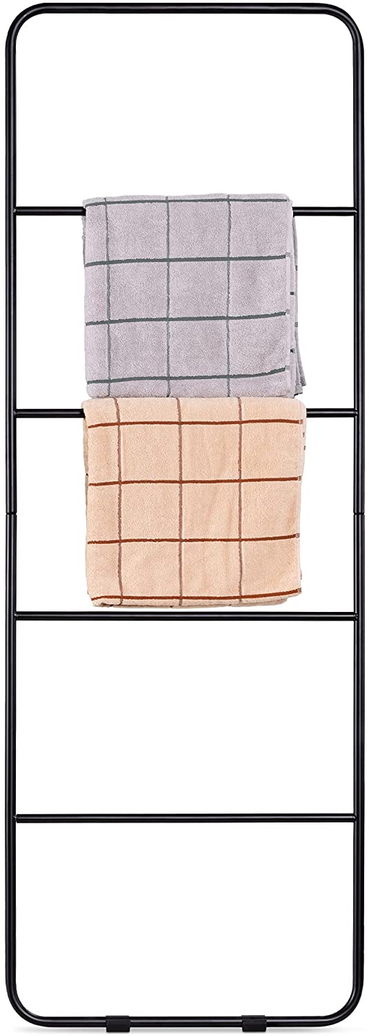 Navaris Μεταλλική Σκάλα / Βάση Στήριξης για Πετσέτες - Black - 53497.01